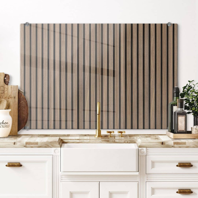 Spritzschutz Wandpaneele Holzoptik