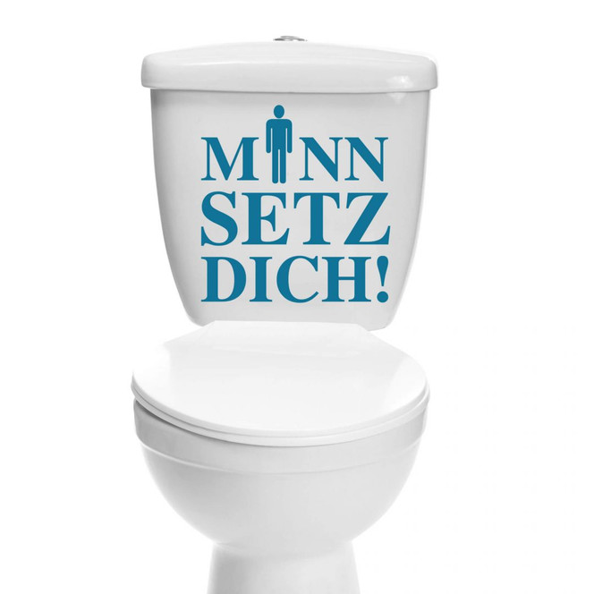 Wandtattoo Mann - setz dich