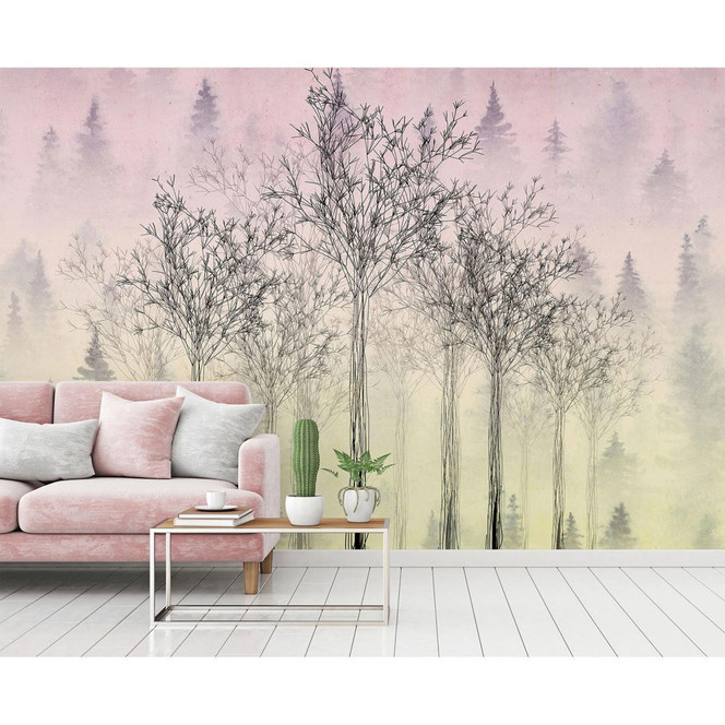 Architects Paper Fototapete Atelier 47 Trees Artwork Wald - Bild 1