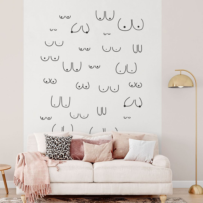 Fototapete Line Art - Vielfalt der Weiblichkeit - Kerr-Dineen