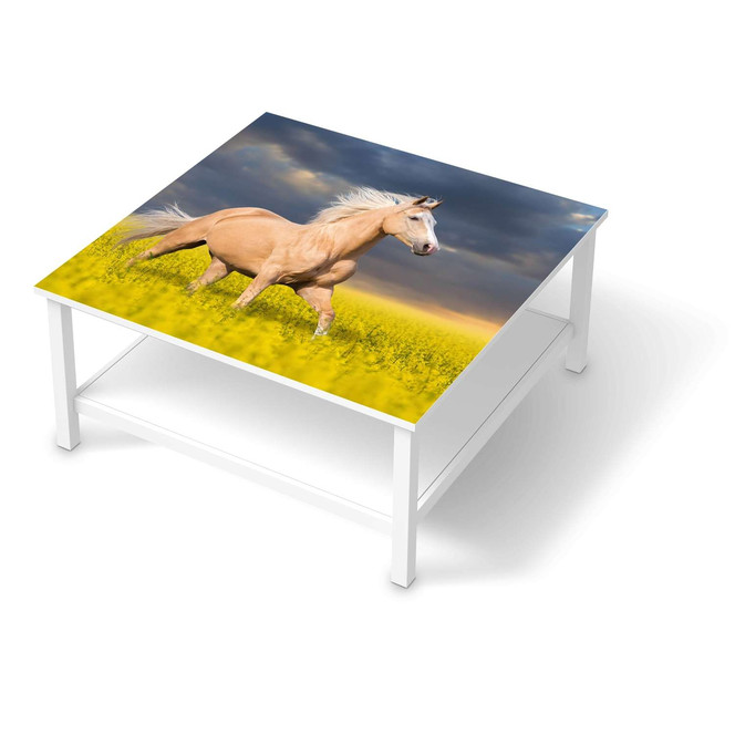 Klebefolie IKEA Hemnes Tisch 90x90cm - Wildpferd- Bild 1