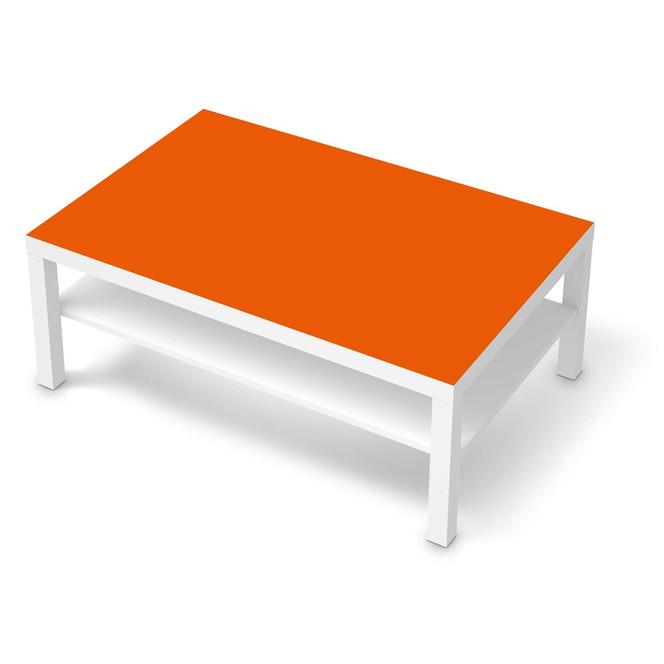 Klebefolie IKEA Lack Tisch 118x78cm - Orange Dark- Bild 1