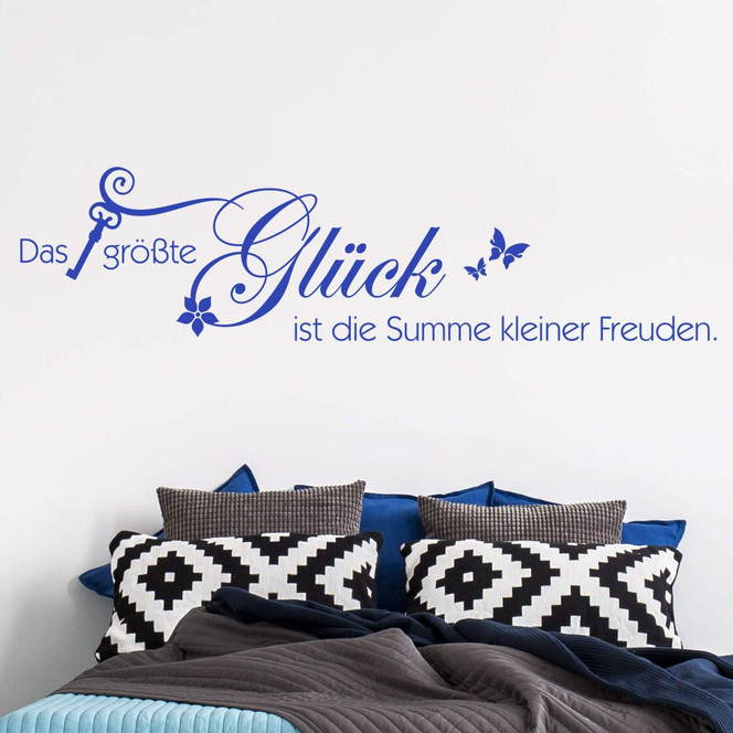 Wandtattoo Das grösste Glück...