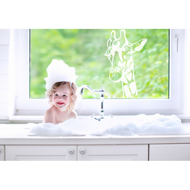 Glasdekor Die liebe Giraffe - Bild 1