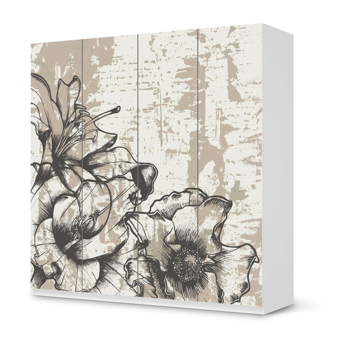 Klebefolie IKEA Pax Schrank 201cm Höhe - 4 Türen - Styleful Vintage 1- Bild 1