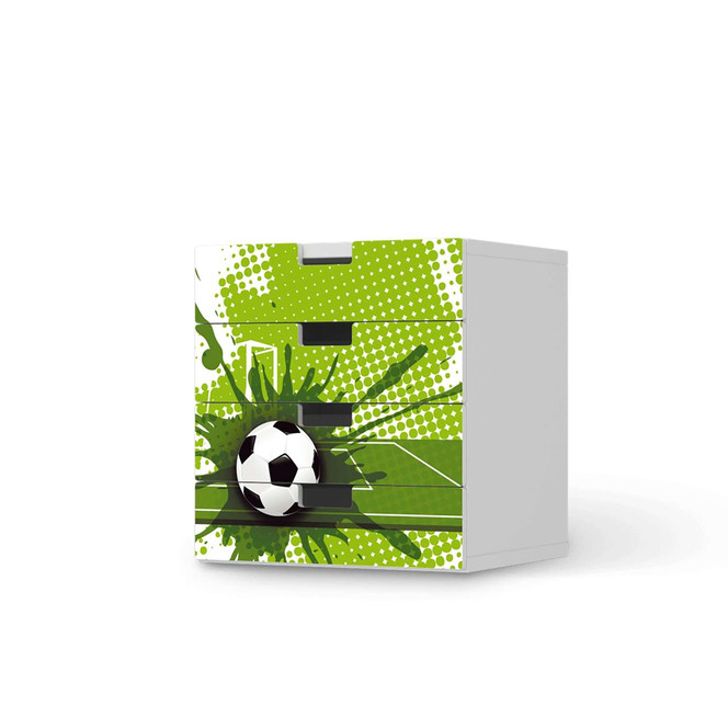 Klebefolie IKEA Stuva / Malad Kommode - 4 Schubladen - Goal- Bild 1