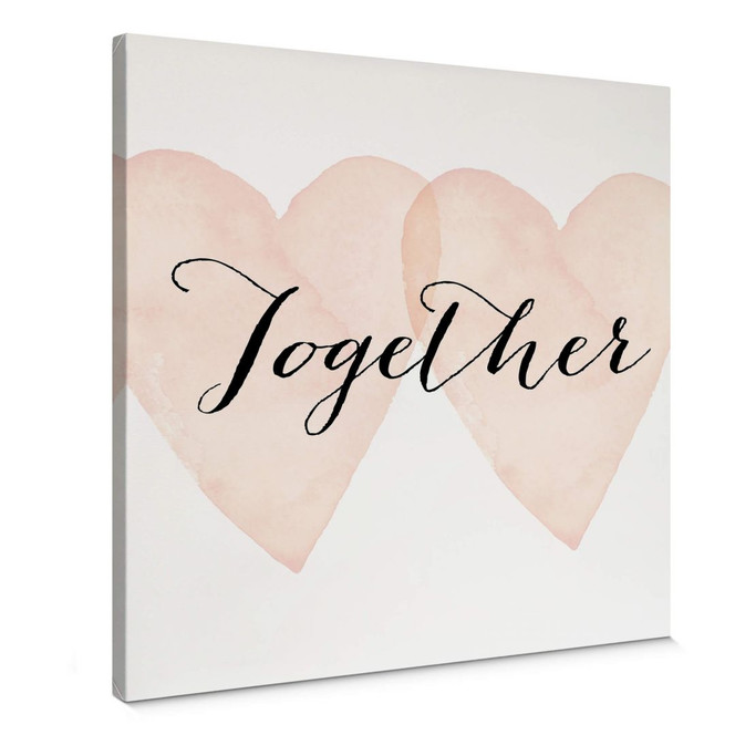 Leinwandbild Confetti & Cream - Together