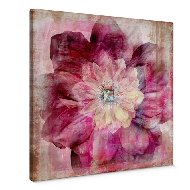 Leinwandbild Pink Peony
