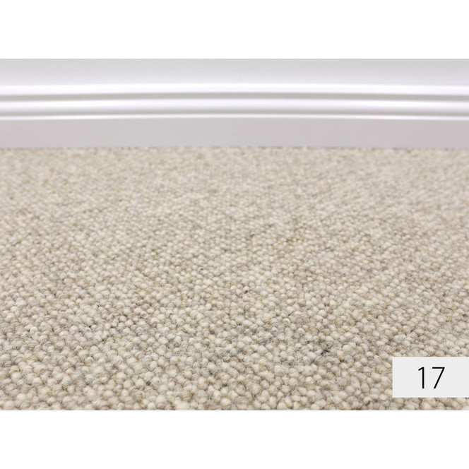 London Berber Teppichboden Meterware in Greige 17