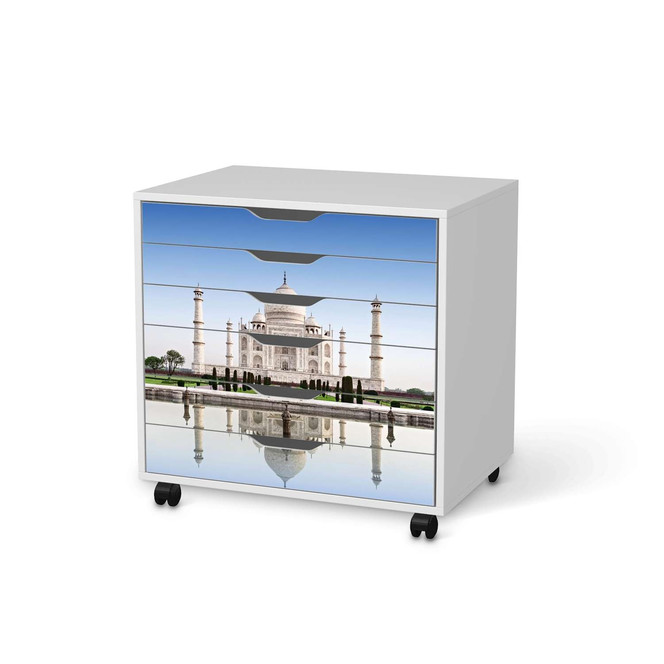 Möbelfolie IKEA Alex Rollcontainer 6 Schubladen - Taj Mahal- Bild 1