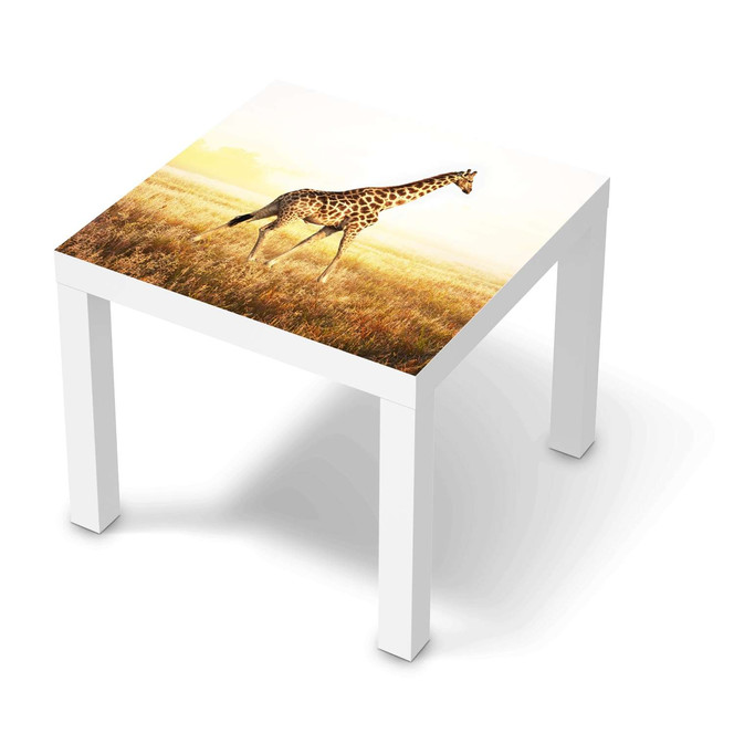 Möbelfolie IKEA Lack Tisch 55x55cm - Savanna Giraffe- Bild 1