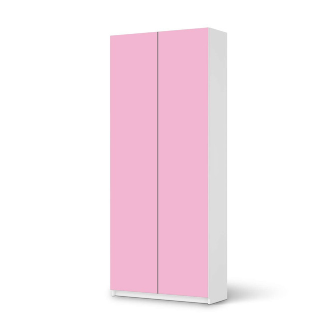 Möbelfolie IKEA Pax Schrank 236cm Höhe - 2 Türen - Pink Light- Bild 1