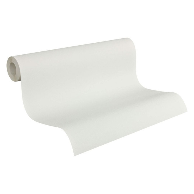 A.S. Création Vliestapete Hygge Unitapete einfarbig weiss