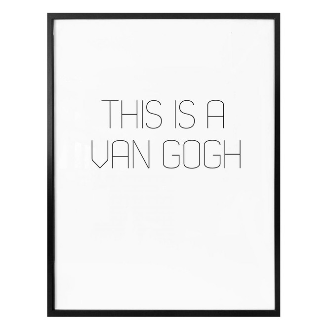 Poster This is a van Gogh
