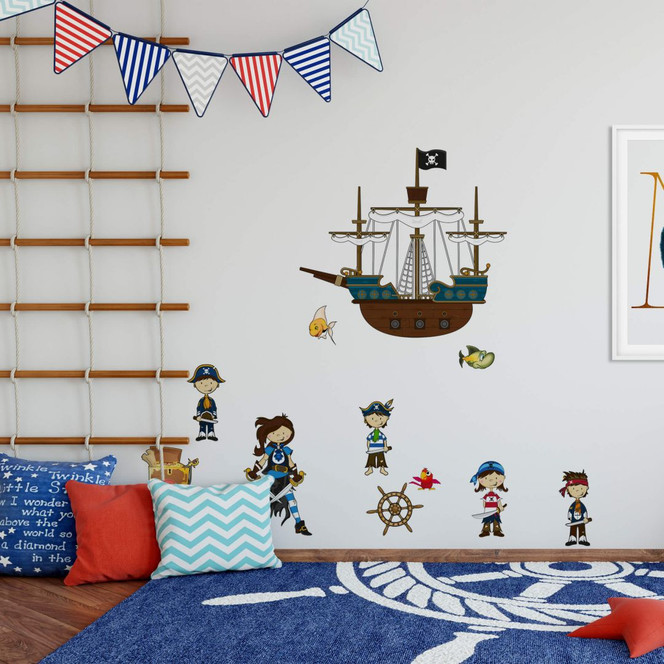 Wandsticker Piratenwelt 2