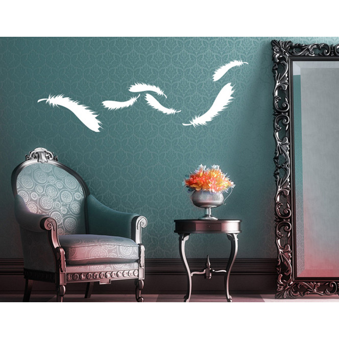 Wandtattoo Feder Set - Bild 1