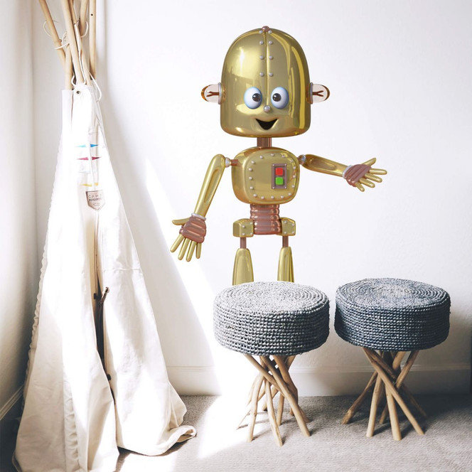 Wandtattoo Michel Agullo - Roboter Phil