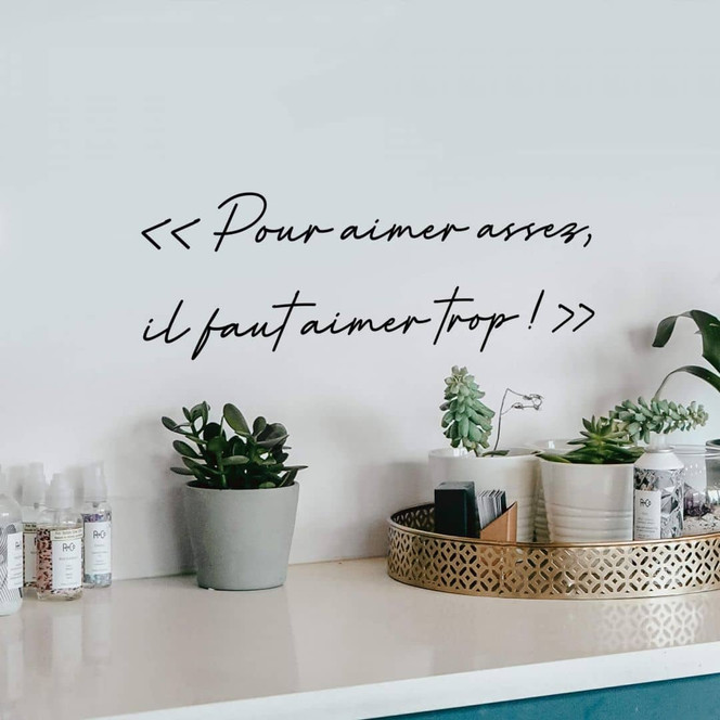 Wandtattoo Pour aimer assez