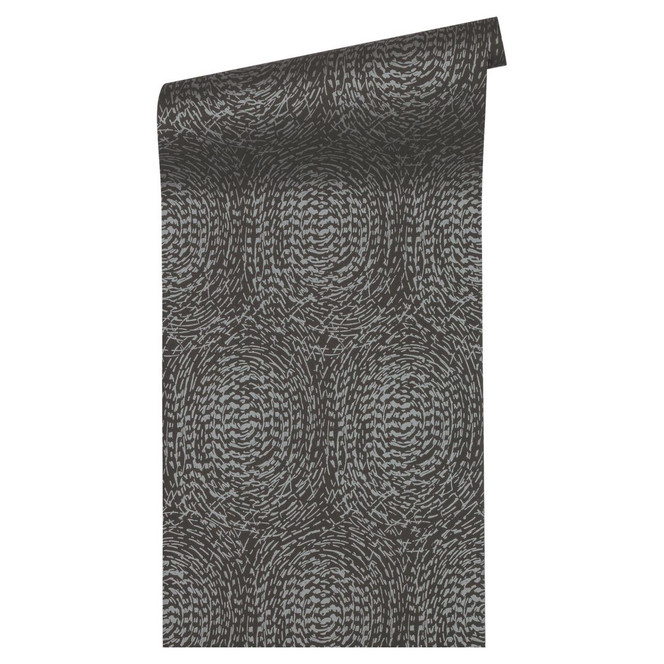 Architects Paper Vliestapete Alpha Ökotapete metallic, schwarz