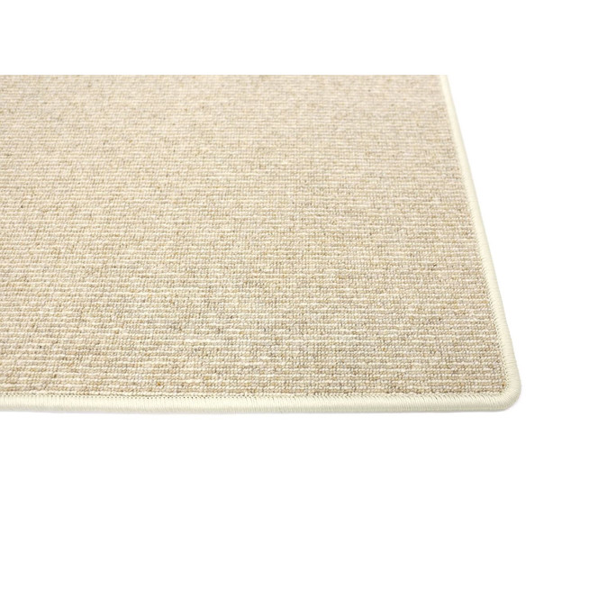 Leeds Fein Berber Kettelteppich Wunschmass in Sand 403