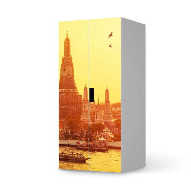 Möbelfolie IKEA Stuva / Malad Schrank - 2 grosse Türen - Bangkok Sunset- Bild 1