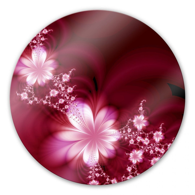 Glasbild Effects - rund