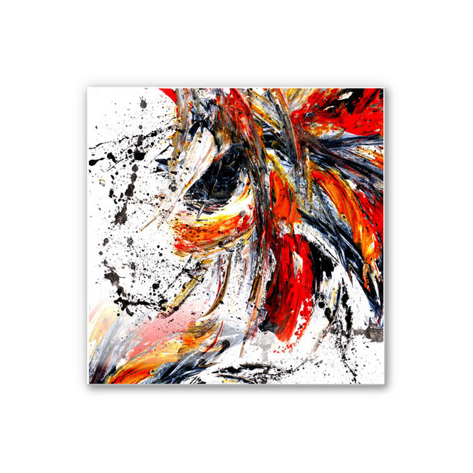 Hartschaumbild Niksic - Innere Eruption