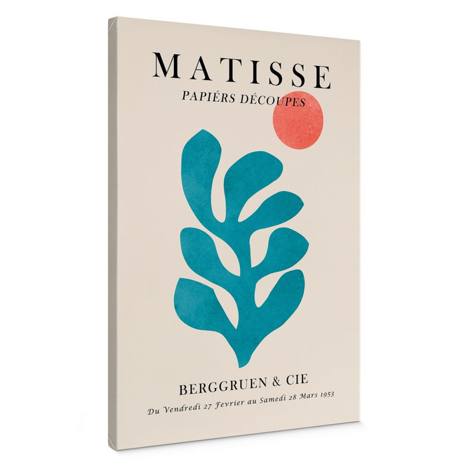 Leinwandbild Ausstellung Paris 1953 im Matisse-Stil - Costa