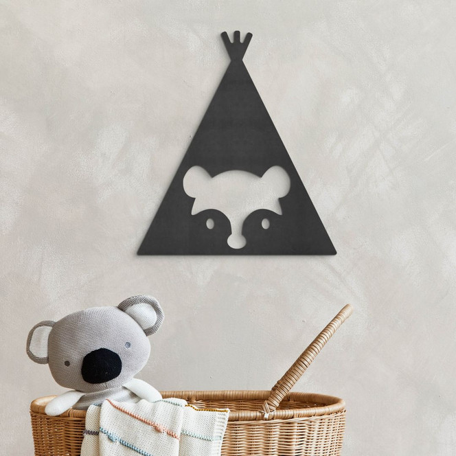 MDF - Holzdeko - Tipi - Bär