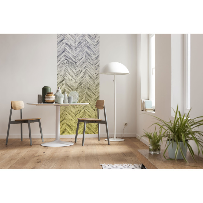 Fototapete Herringbone Yellow Fototapete