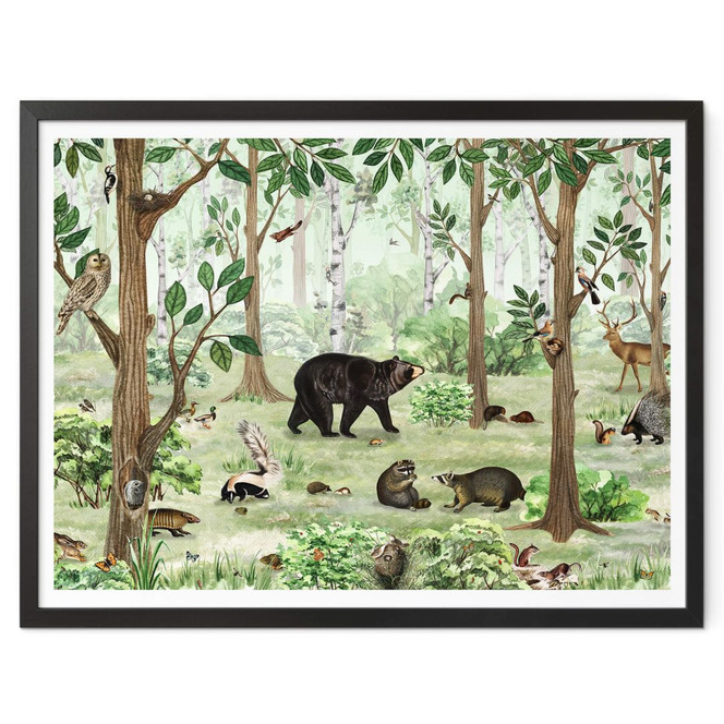 Poster Kikki Belle - Wald Suchbild