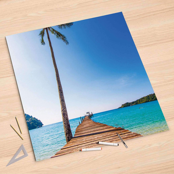 Folienbogen (90x90cm) - Caribbean- Bild 1