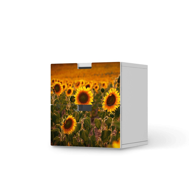 Klebefolie IKEA Stuva / Malad Kommode - 2 Schubladen - Sunflowers- Bild 1