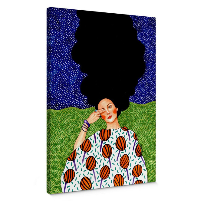 Leinwandbild Hülya - What else