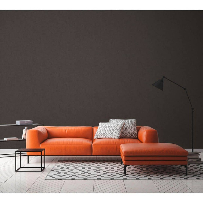 Livingwalls Unitapete Titanium 3 Vliestapete einfarbig schwarz