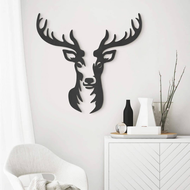 MDF - Holzdeko - Hirschkopf