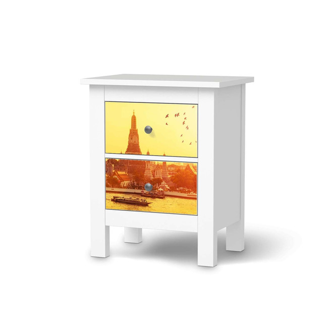 Möbelfolie IKEA Hemnes Kommode 2 Schubladen - Bangkok Sunset- Bild 1