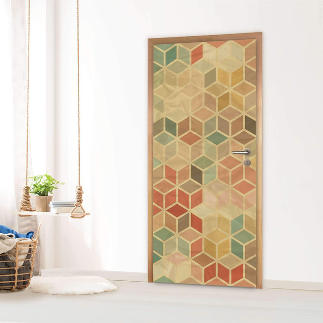 Türfolie - 3D Retro