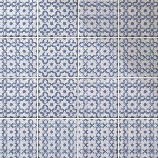 Fliesenaufkleber Kachel Sterne - 12er Set