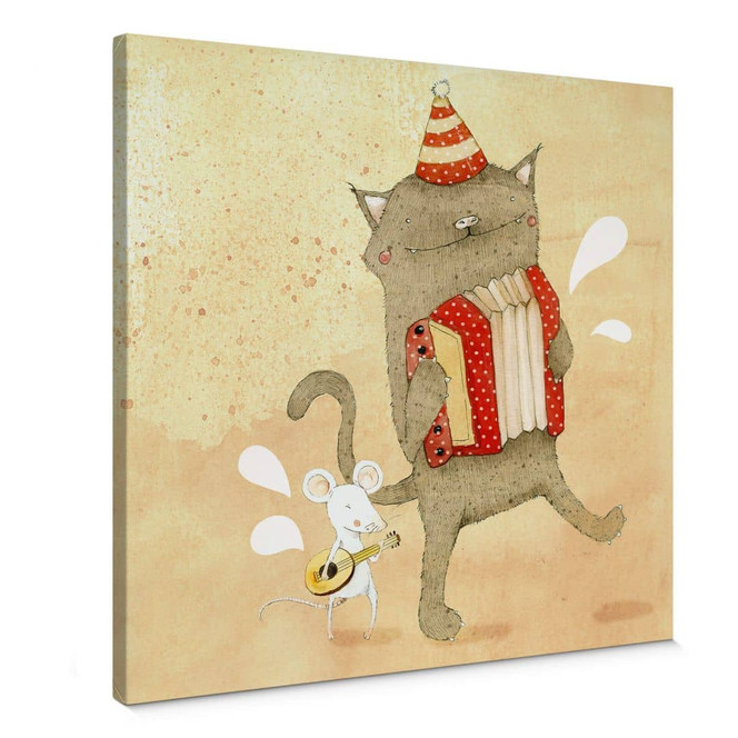 Leinwandbild Loske - Musiker