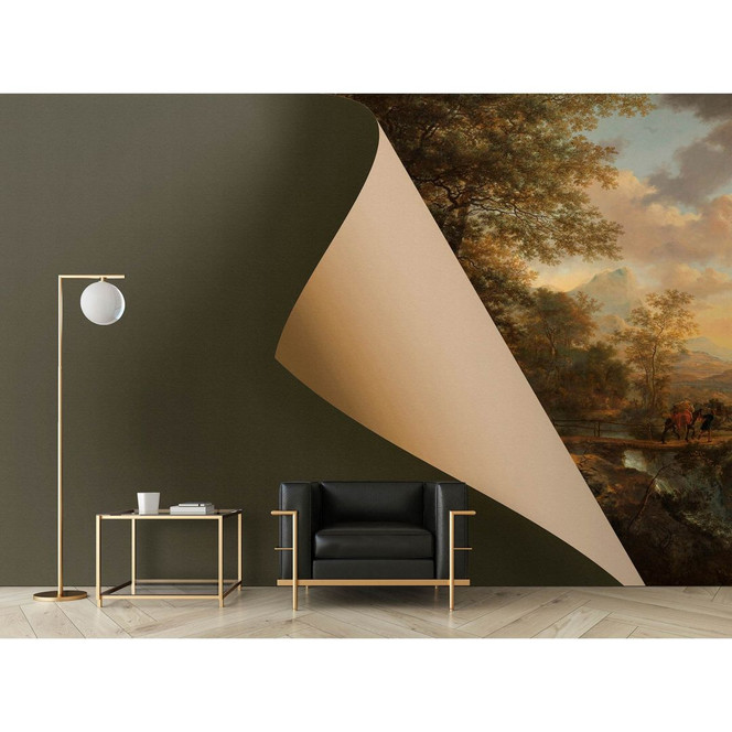 Livingwalls Fototapete Walls by Patel 3 Hidden Places 4 beige, gelb, braun, blau, grün - Bild 1