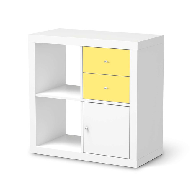 Möbelfolie IKEA IKEA Expedit Regal Schubladen - Gelb Light- Bild 1