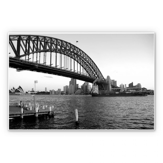 Hartschaumbild Sydney Harbour Bridge