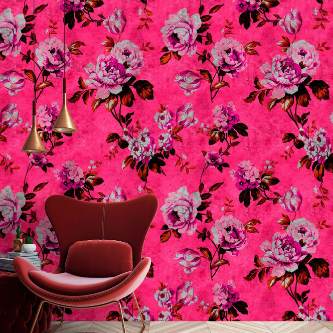 Livingwalls Fototapete Walls by Patel 2 wild roses 3 - Bild 1