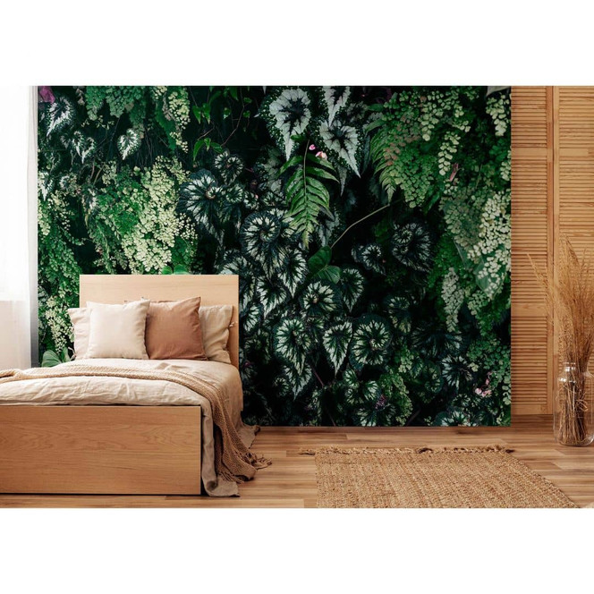 Livingwalls Fototapete Walls by Patel 3 Deep Green 2 grün - Bild 1