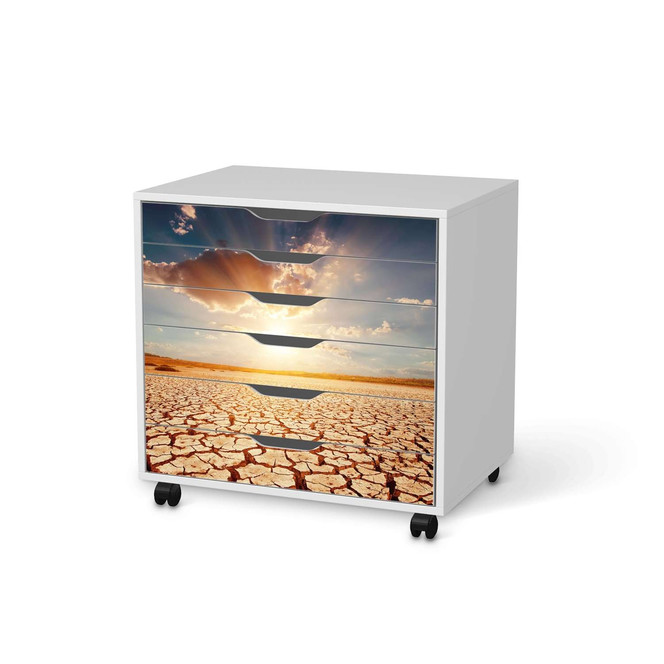 Möbelfolie IKEA Alex Rollcontainer 6 Schubladen - Savanne- Bild 1