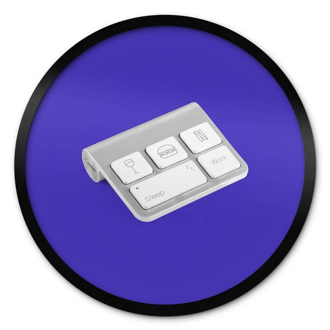 Poster Tastatur des Lebens - Pozdniakov - Rund