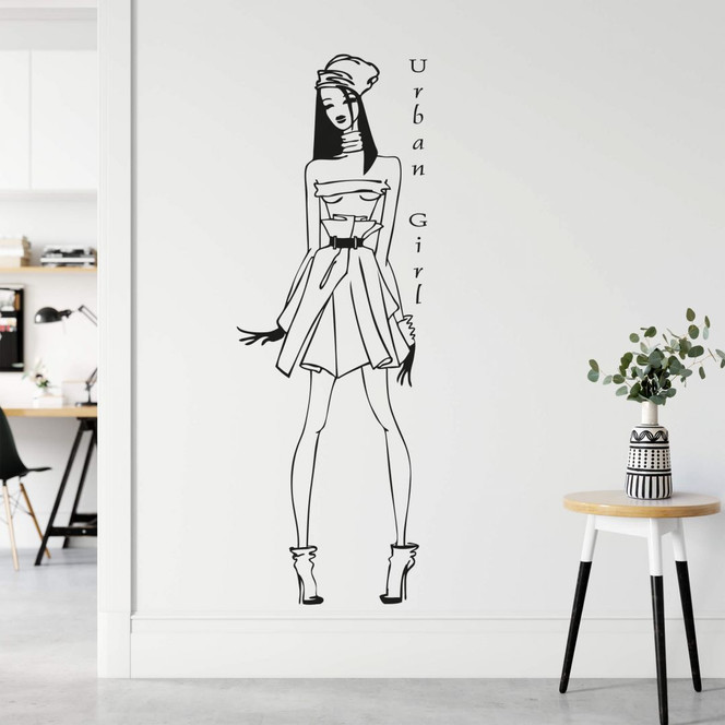 Wandtattoo Urban Girl