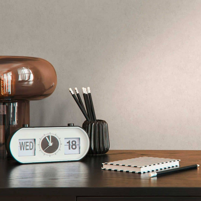 Einfarbige Vliestapete Beige - Moderne Tapete matt - Unitapete glatte Oberfläche