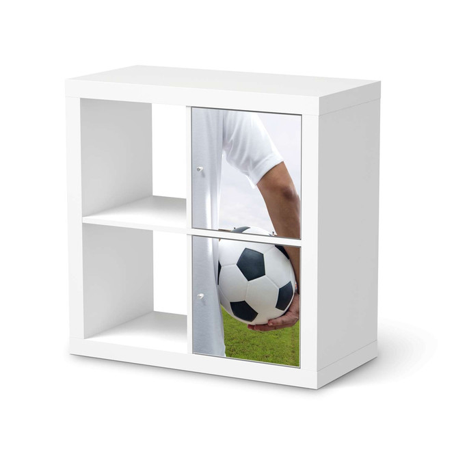 Klebefolie IKEA Expedit Regal 2 Türen (hoch) - Footballmania- Bild 1